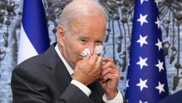 Has the Virus Thrown to China Returned to the US and Caught Biden on the White House porch?