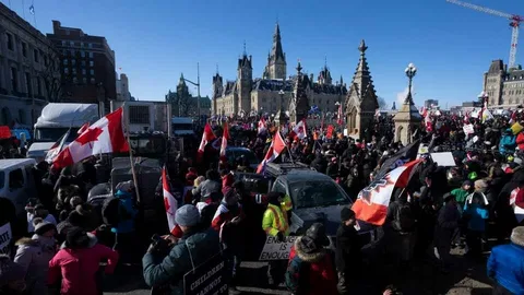Anti-government Demonstration in Toronto